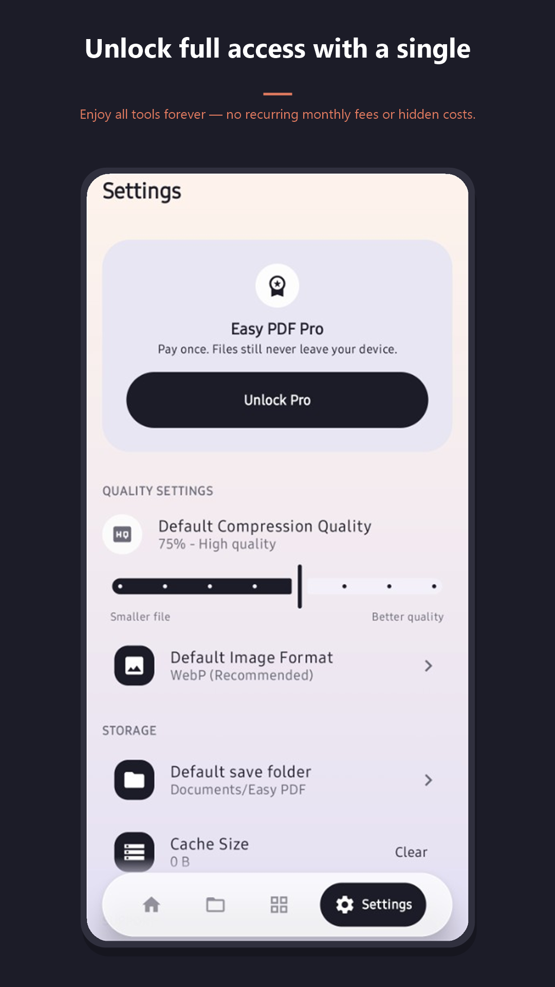 Pro unlock