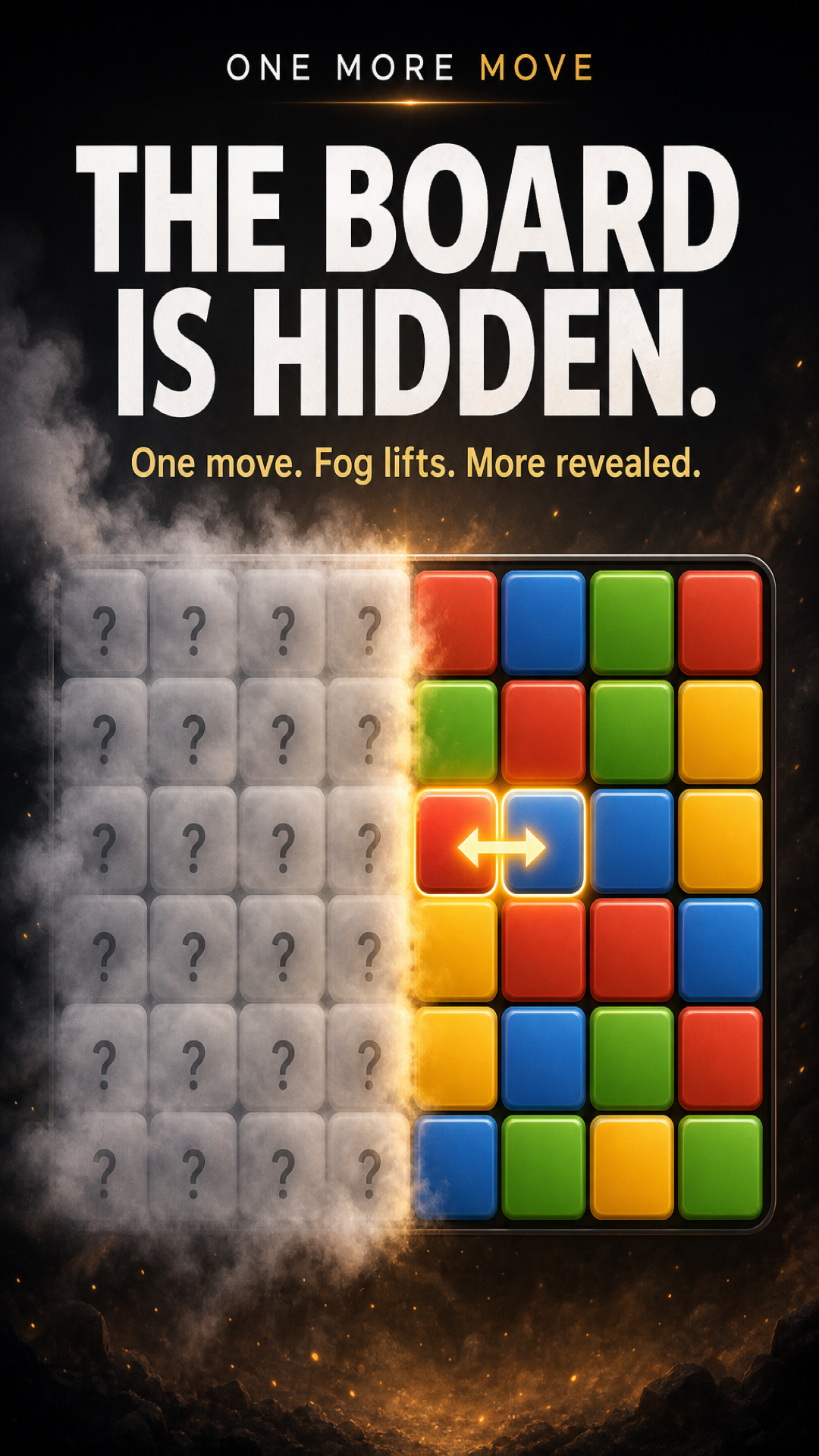 Hidden board gameplay