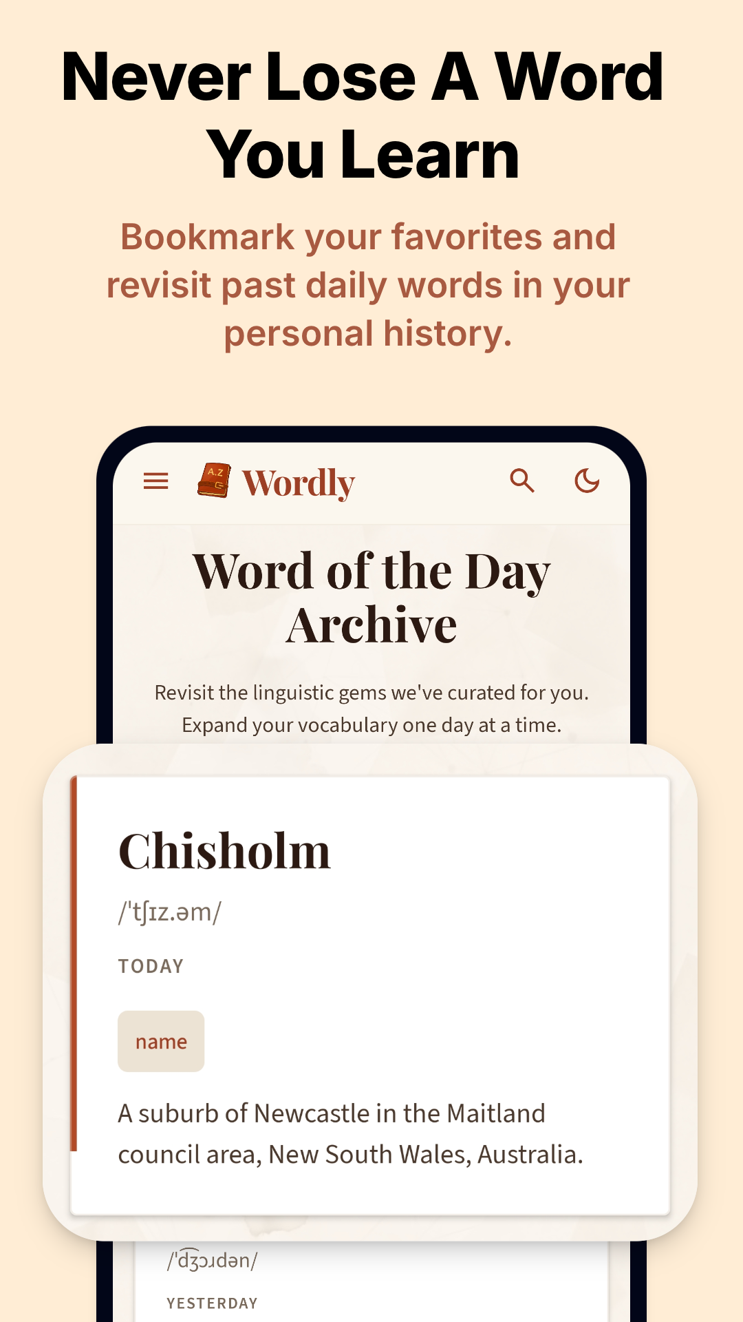 Word of the Day archive